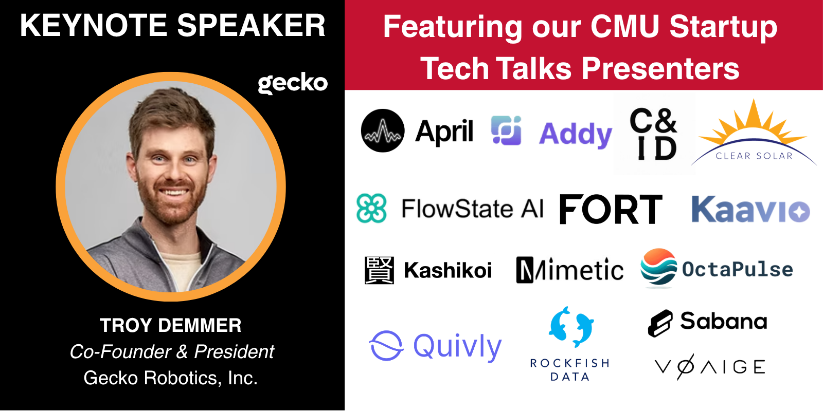 CMU SPARK 2025 - Speaker and Tech Talk Companies Banner