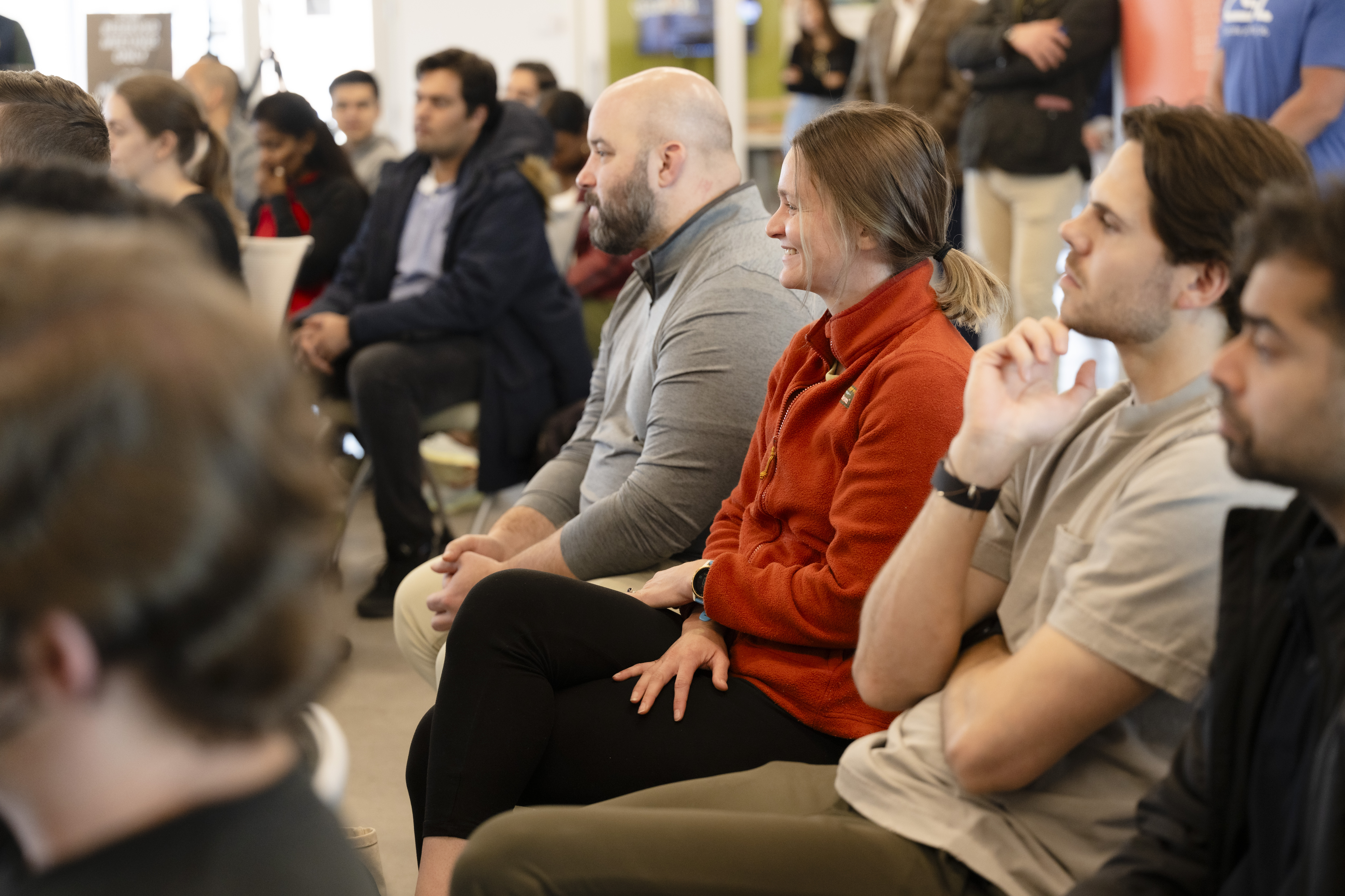 Audience at Helen Hanna Casey Talk
