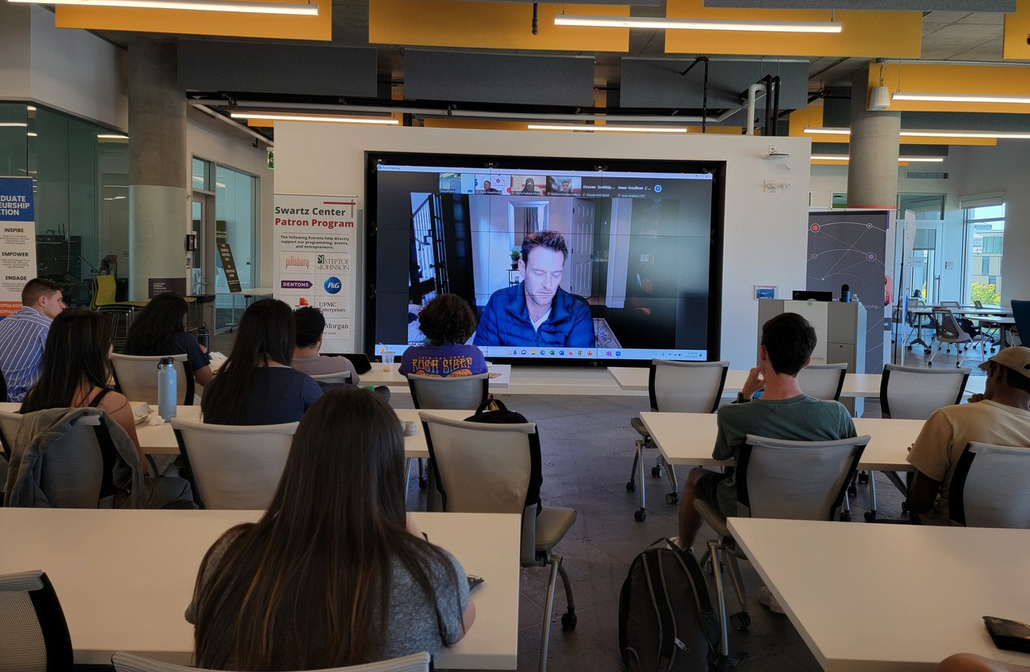 The Swartz Center Hosts Virtual Talk with XFund Partner Brandon Farwell 