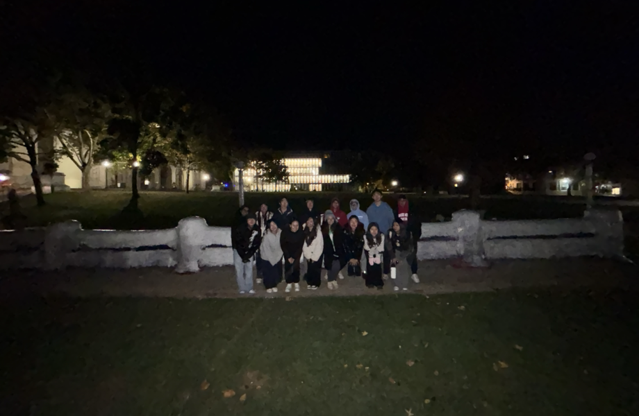 CMU's Undergraduate Entrepreneurship Association (UEA) Paints the Fence! 