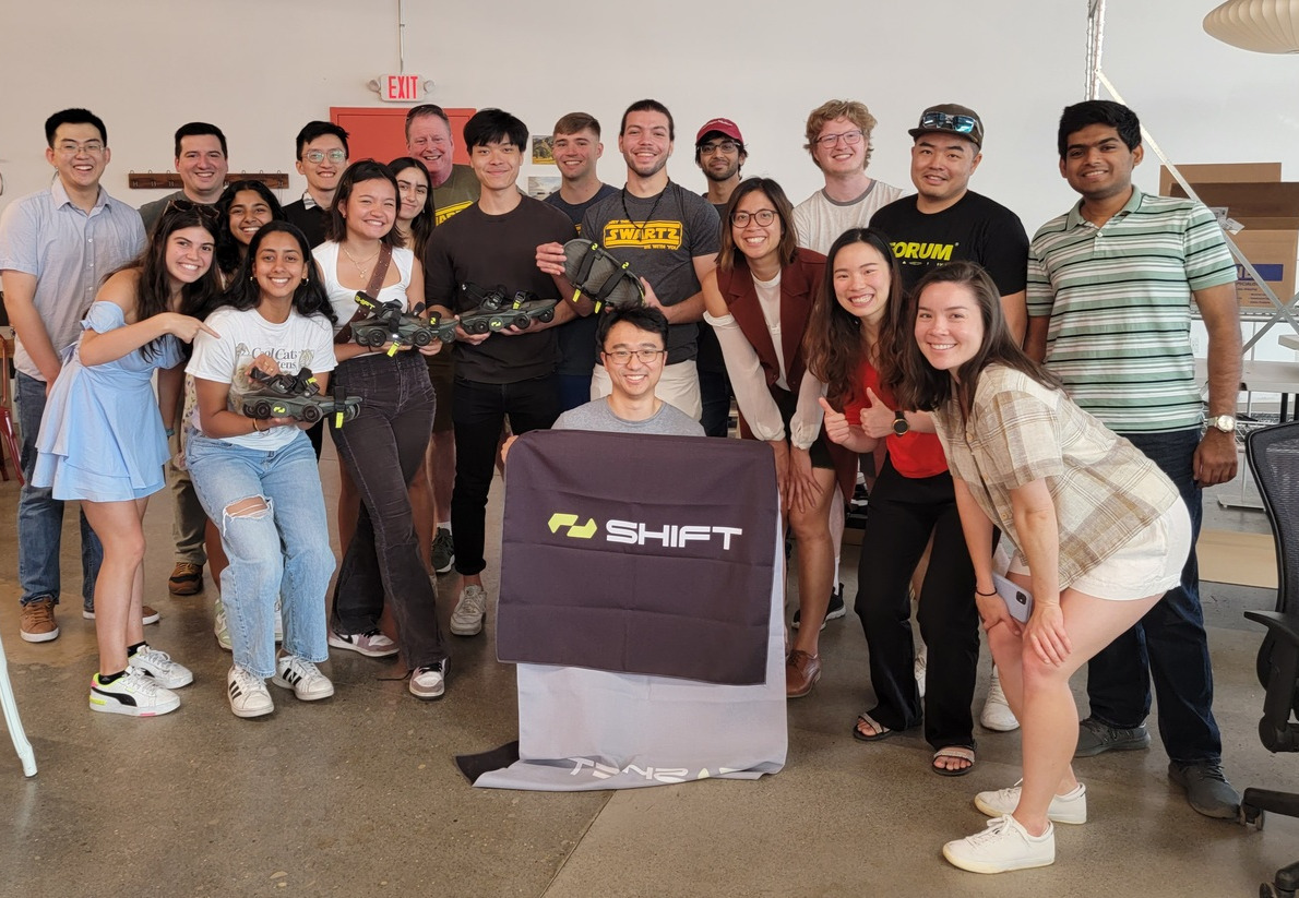 The 2022-24 James R. Swartz Entrepreneurial Fellows and Innovation Scholars Visit Shift Robotics-_april_2023.jpg