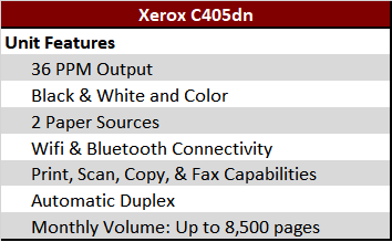 Xerox C405dn