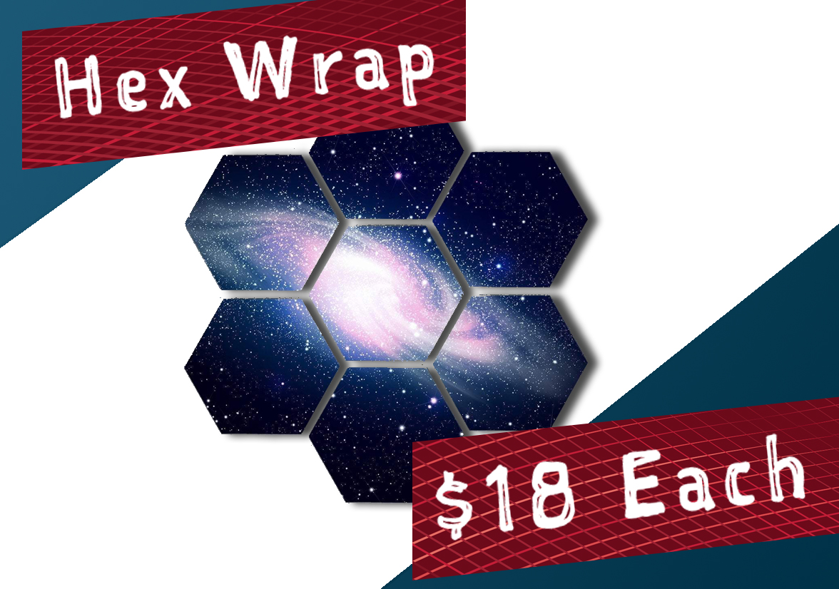 Hex Canvas Wrap $18 Each