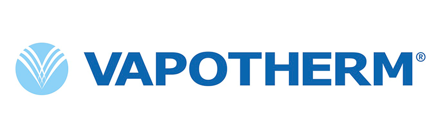 vapotherm logo in blue font