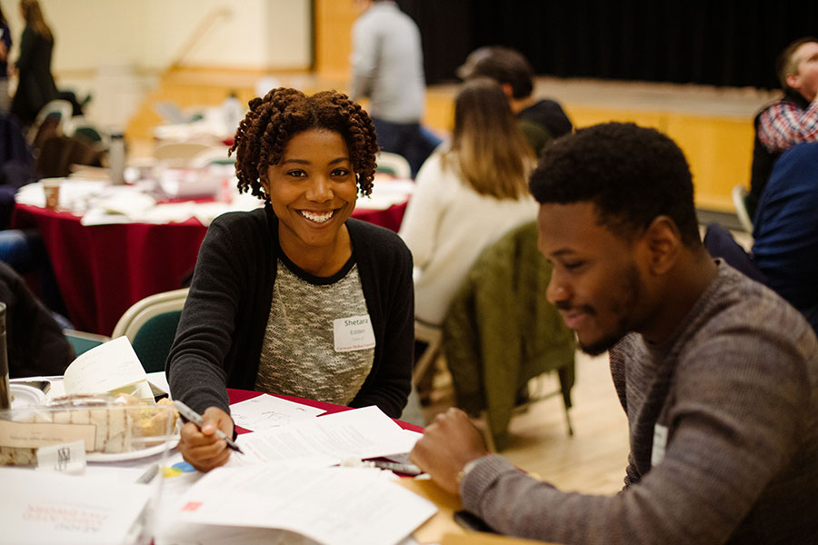 group of students at citrone touchpoint series event