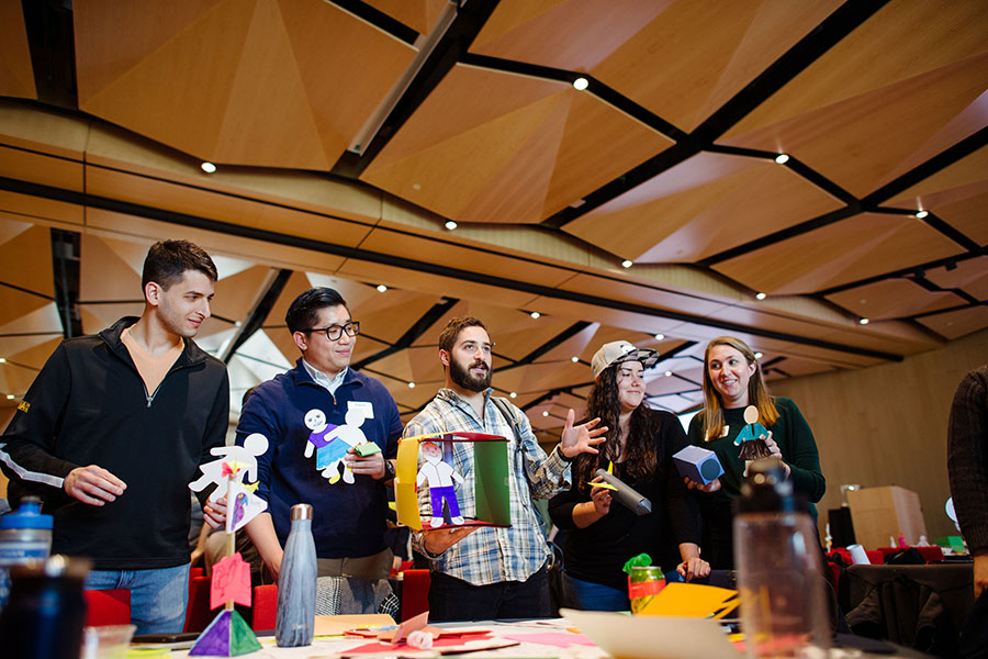 group of students at citrone touchpoint series event