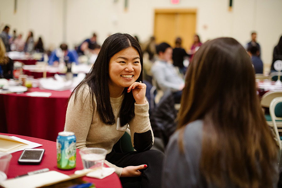 group of students at citrone touchpoint series event