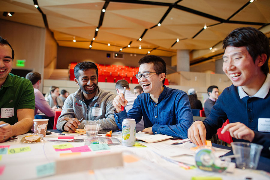 group of students at citrone touchpoint series event