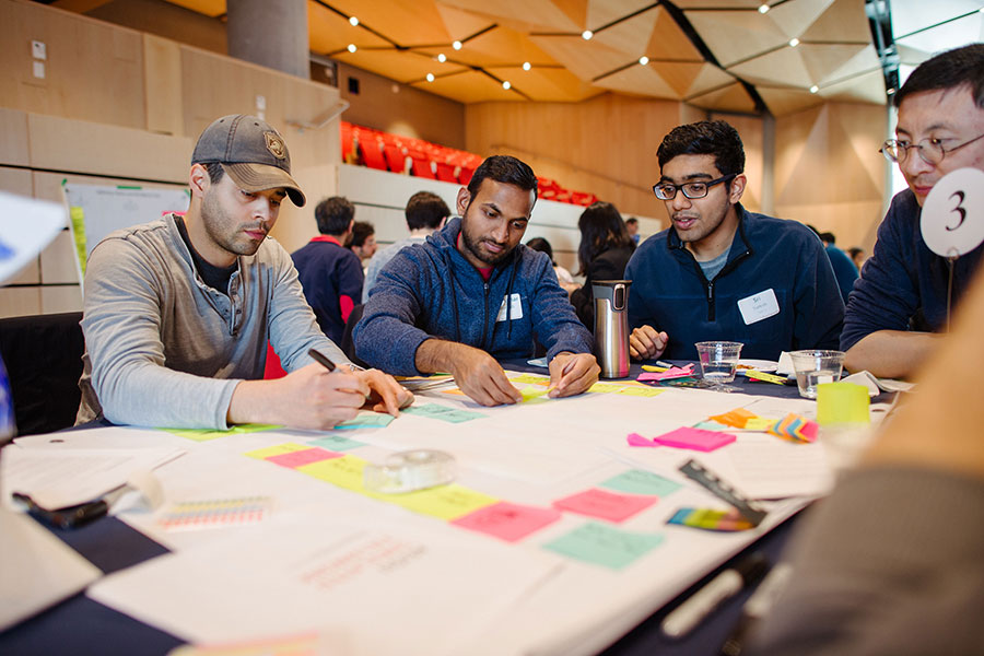 group of students at citrone touchpoint series event