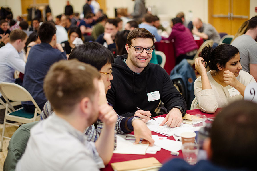 group of students at citrone touchpoint series event