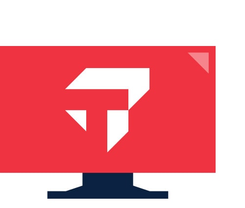 Graphic of Tepper T on a screen