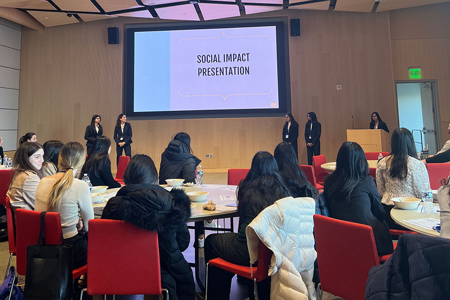 Case Competition Presentation on Social Impact at the Tepper School
