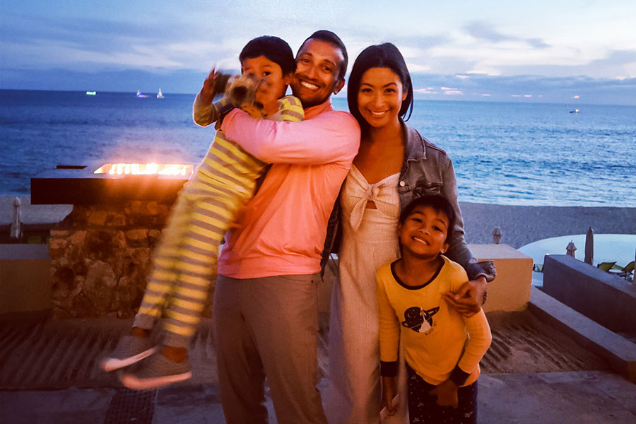 Ashish Jain and family