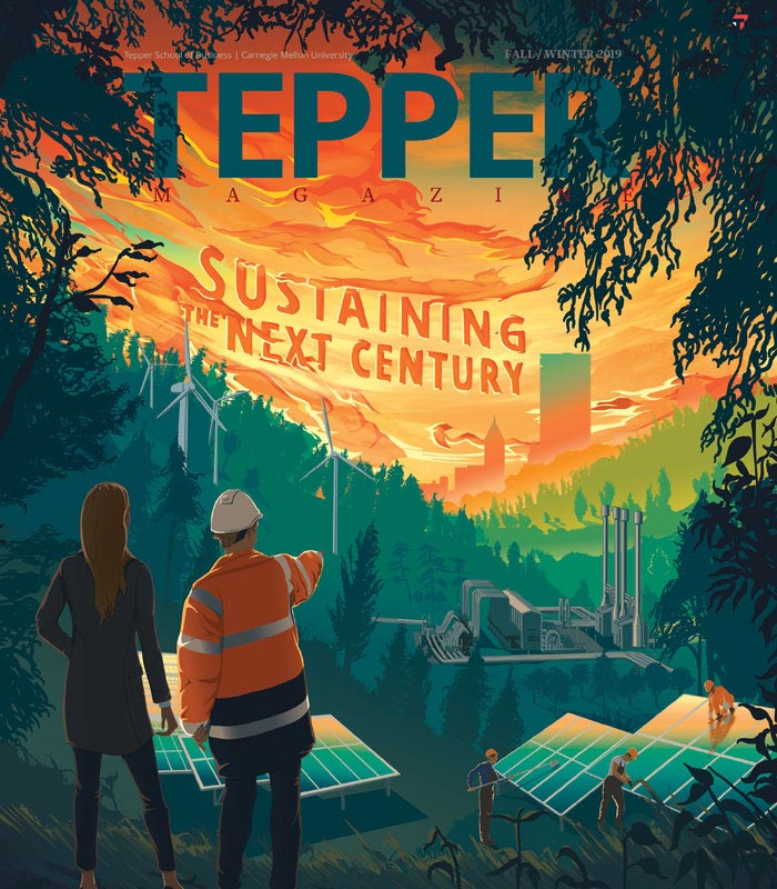 Tepper Magazine fall/winter 2019 cover