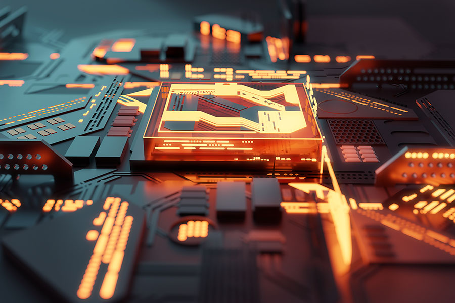 quantum computer inside schematic