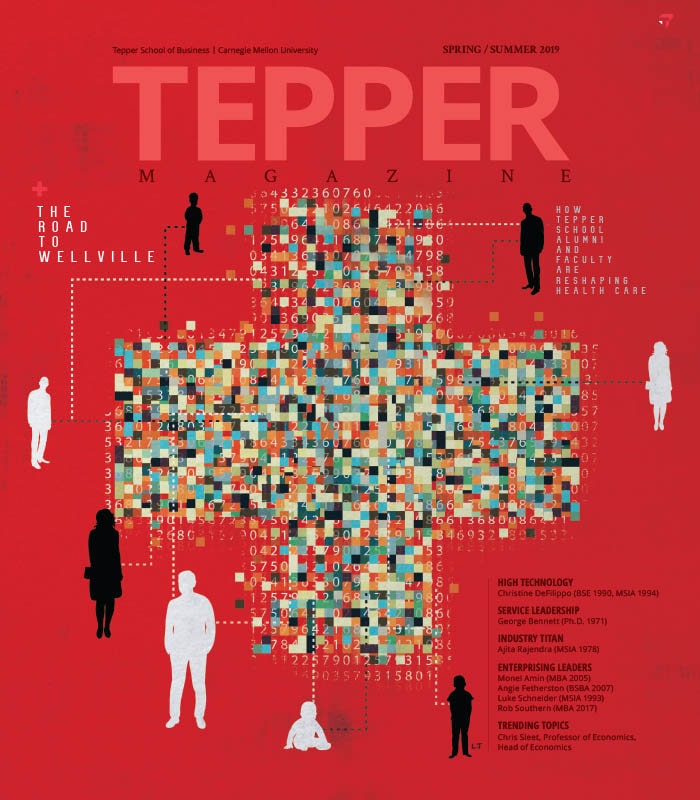 Tepper Magazine spring/summer 2019 cover