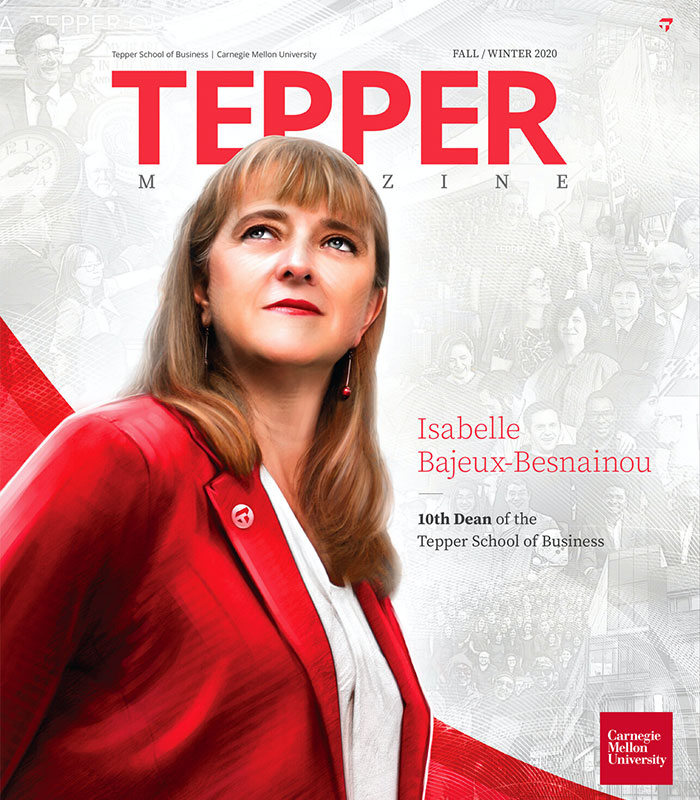 Tepper Magazine fall/winter 2020 cover