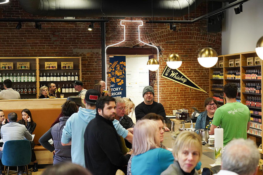 Grand opening of Wigle Whiskey