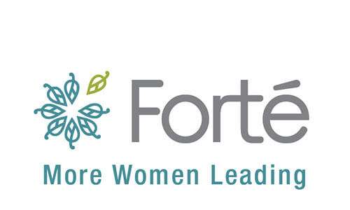 The Forté Foundation logo with a tagline that reads 