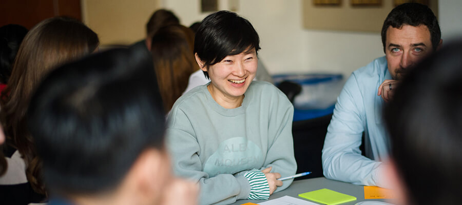 Tepper MBA students in a capstone course