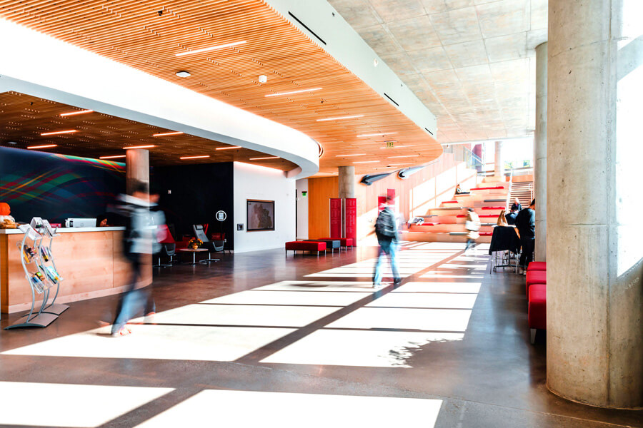 inside photo of the Tepper Quad