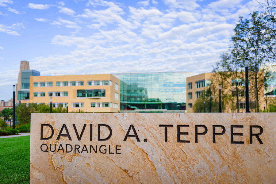 outside photo of Tepper Quad