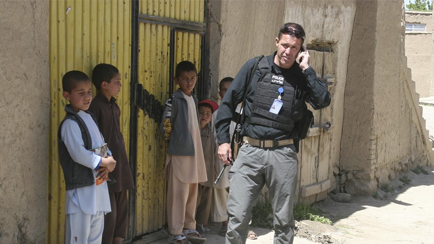John Graham (CS'05) in Afghanistan