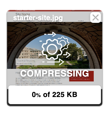 Image being compressed.