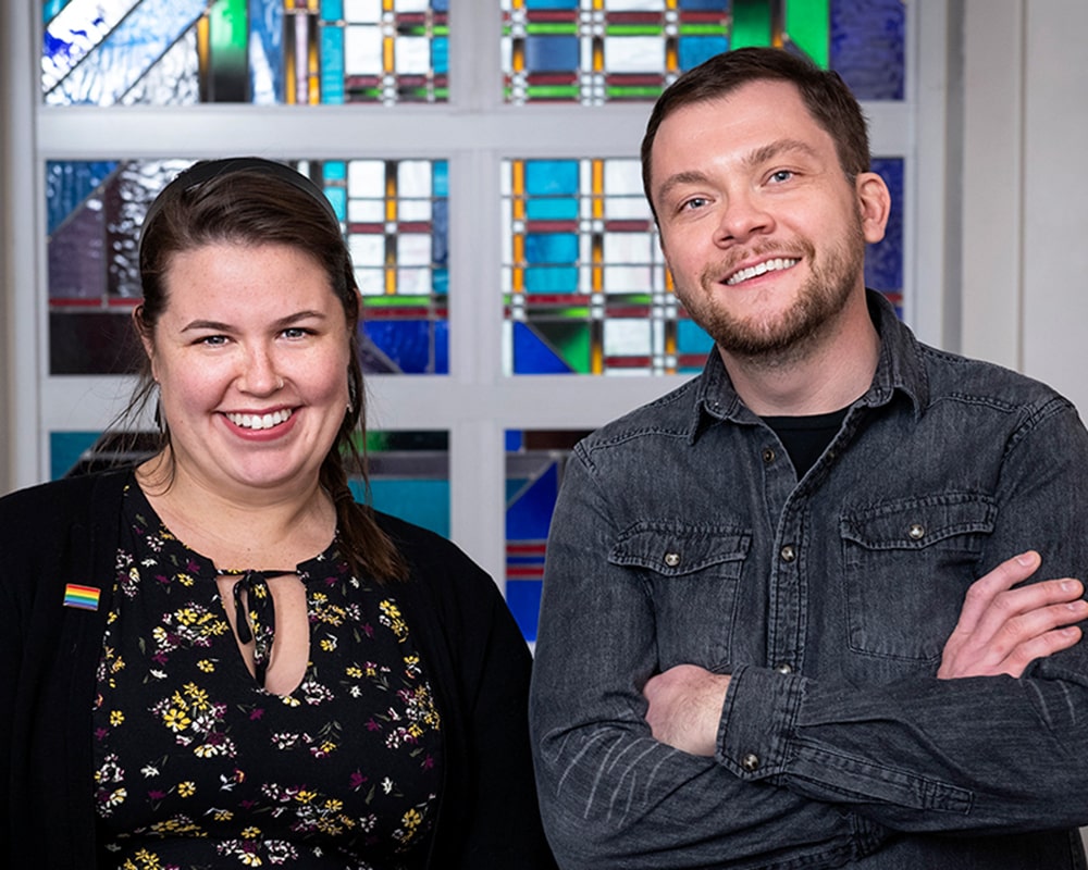 Erin Angeli and Rev. Mike Holohan